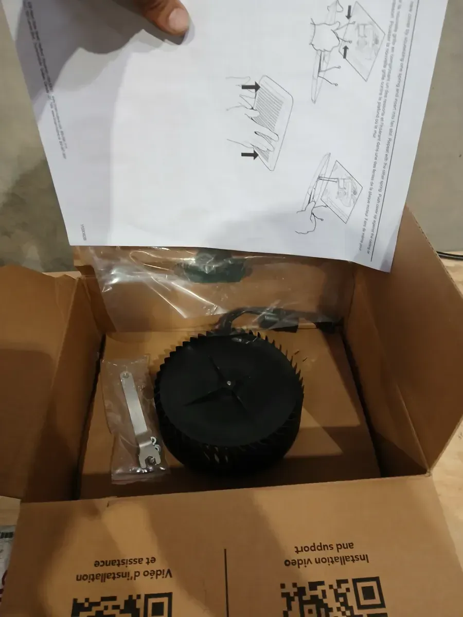 Broan-NuTone QuicKit 60 CFM 3.0 Sones Bathroom Replacement Motor and Grille/Cover - image 4