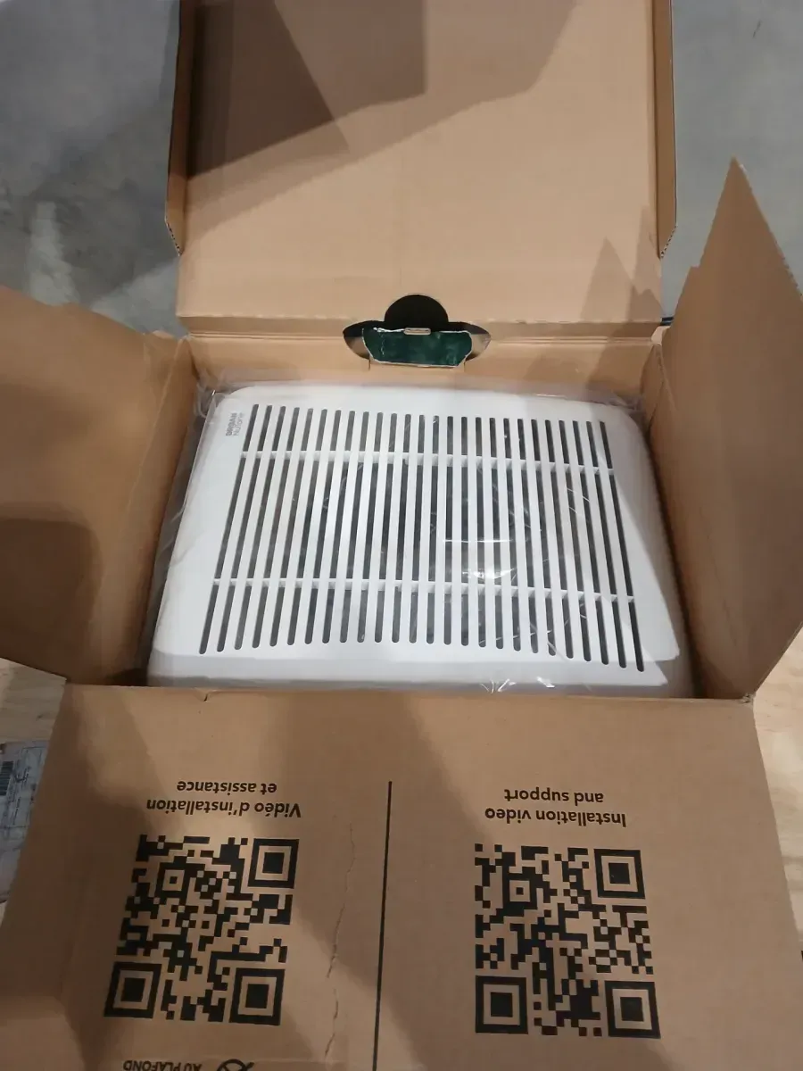 Broan-NuTone QuicKit 60 CFM 3.0 Sones Bathroom Replacement Motor and Grille/Cover - image 3