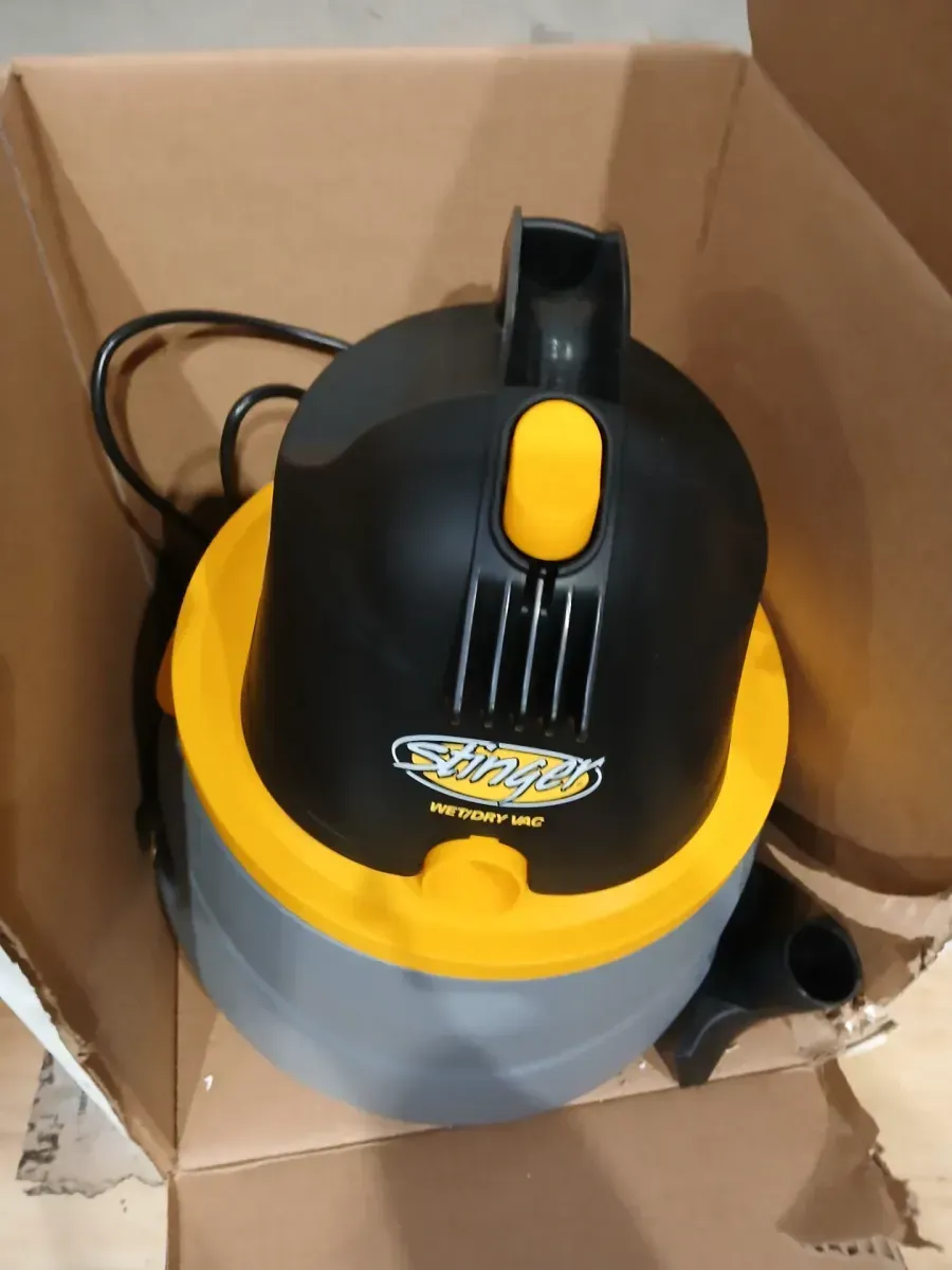 Stinger 2 Gal. 2.5 Peak HP Small Shop Vacuum Wet Dry Vac with Filter Bag, Hose, Utility Nozzle and Car Nozzle Attachments - image 5