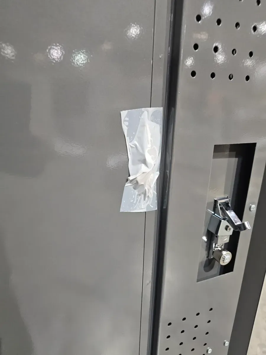 Husky Regular Duty 46 in. W x 72 in. H x 24 in. D 4-Shelf 22-Gauge Steel Freestanding Garage Storage Cabinet in Black and Gray - image 3