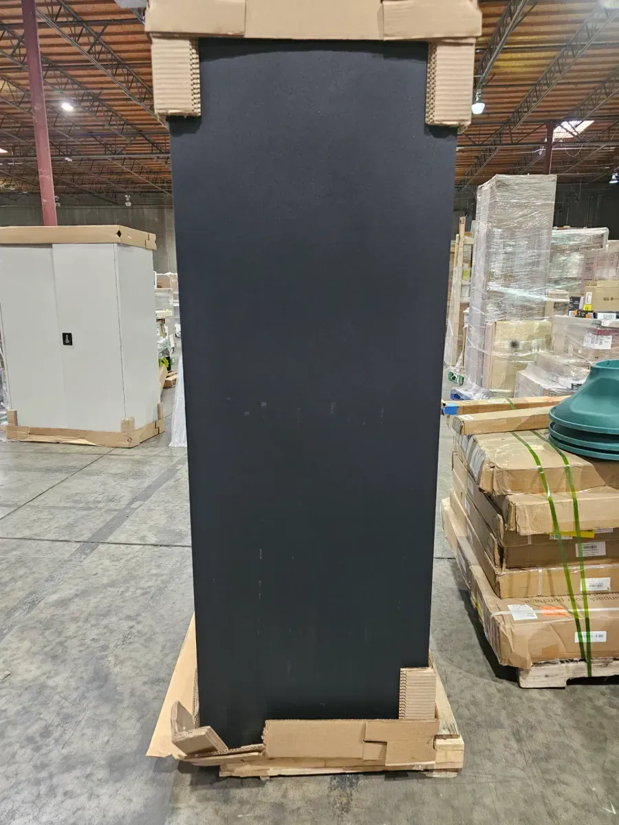 Husky Regular Duty 46 in. W x 72 in. H x 24 in. D 4-Shelf 22-Gauge Steel Freestanding Garage Storage Cabinet in Black and Gray - image 5