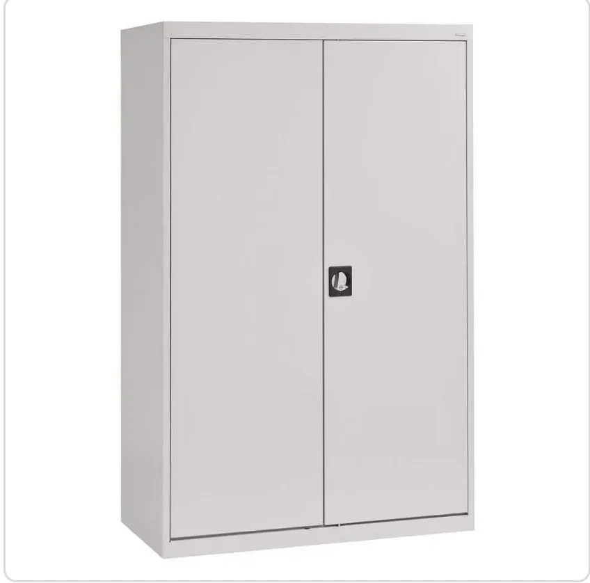 Sandusky  Elite Series 46 in. W x 72 in. H x 24 in. D 22-Gauge 5-Shelf Steel Freestanding Garage Storage Cabinet in Dove Gray - image 1