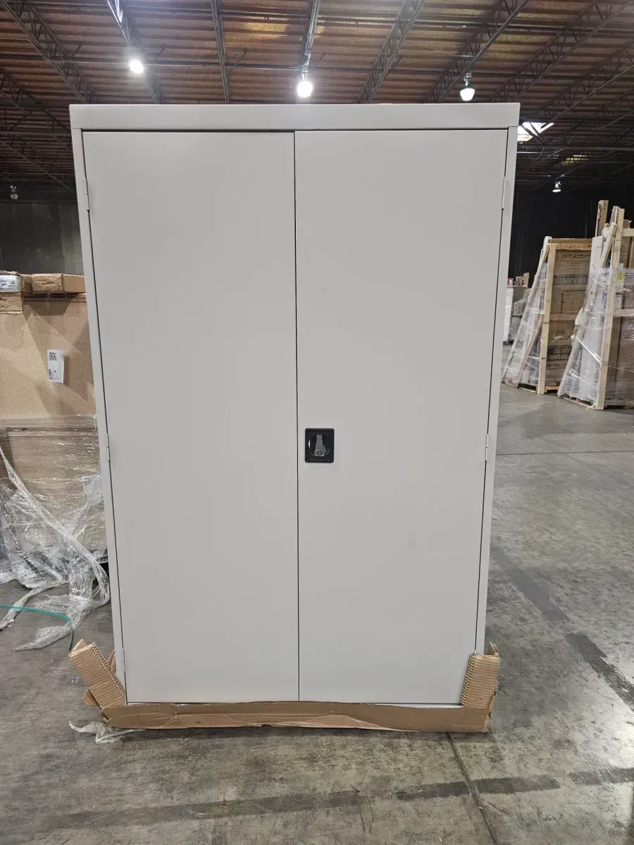 Sandusky  Elite Series 46 in. W x 72 in. H x 24 in. D 22-Gauge 5-Shelf Steel Freestanding Garage Storage Cabinet in Dove Gray - image 7