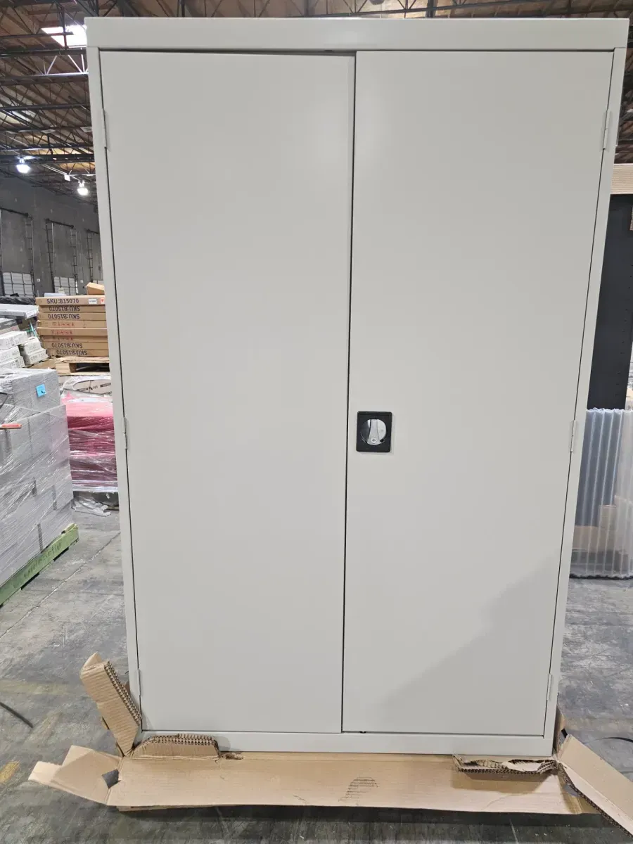 Sandusky  Elite Series 46 in. W x 72 in. H x 24 in. D 22-Gauge 5-Shelf Steel Freestanding Garage Storage Cabinet in Dove Gray - image 4