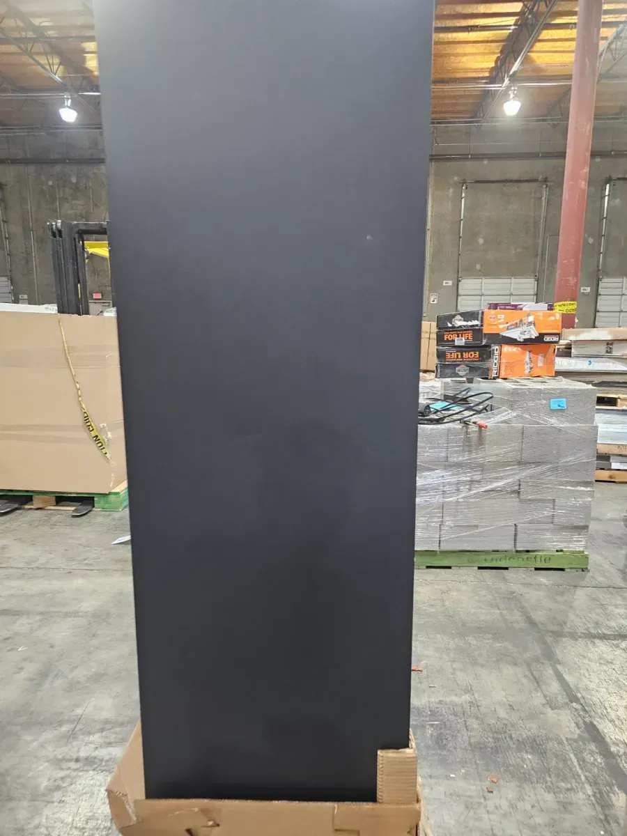 Husky Regular Duty 46 in. W x 72 in. H x 24 in. D 4-Shelf 22-Gauge Steel Freestanding Garage Storage Cabinet in Black and Gray - image 5