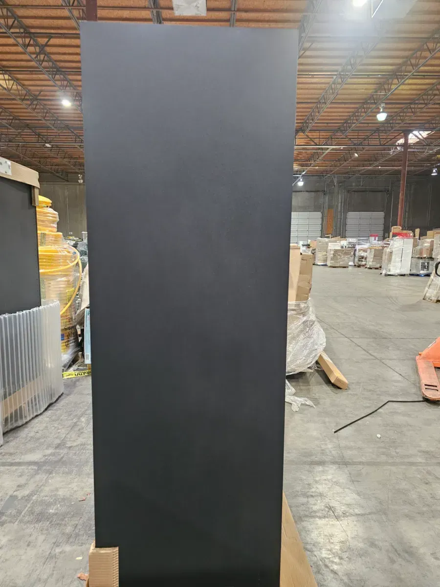 Husky Regular Duty 46 in. W x 72 in. H x 24 in. D 4-Shelf 22-Gauge Steel Freestanding Garage Storage Cabinet in Black and Gray - image 7