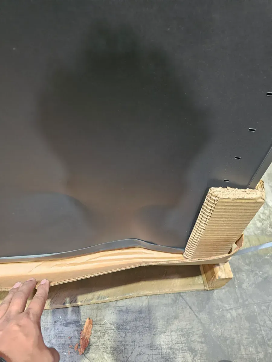 Husky Regular Duty 46 in. W x 72 in. H x 24 in. D 4-Shelf 22-Gauge Steel Freestanding Garage Storage Cabinet in Black and Gray - image 8