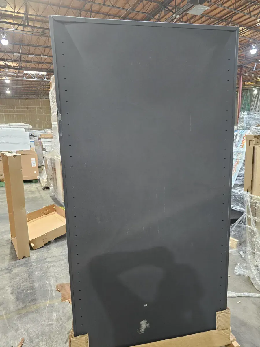 Two-Door Lockable Metal Storage Cabinet - Dark Gray - image 7