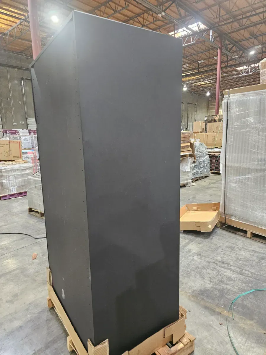 Two-Door Lockable Metal Storage Cabinet - Dark Gray - image 8