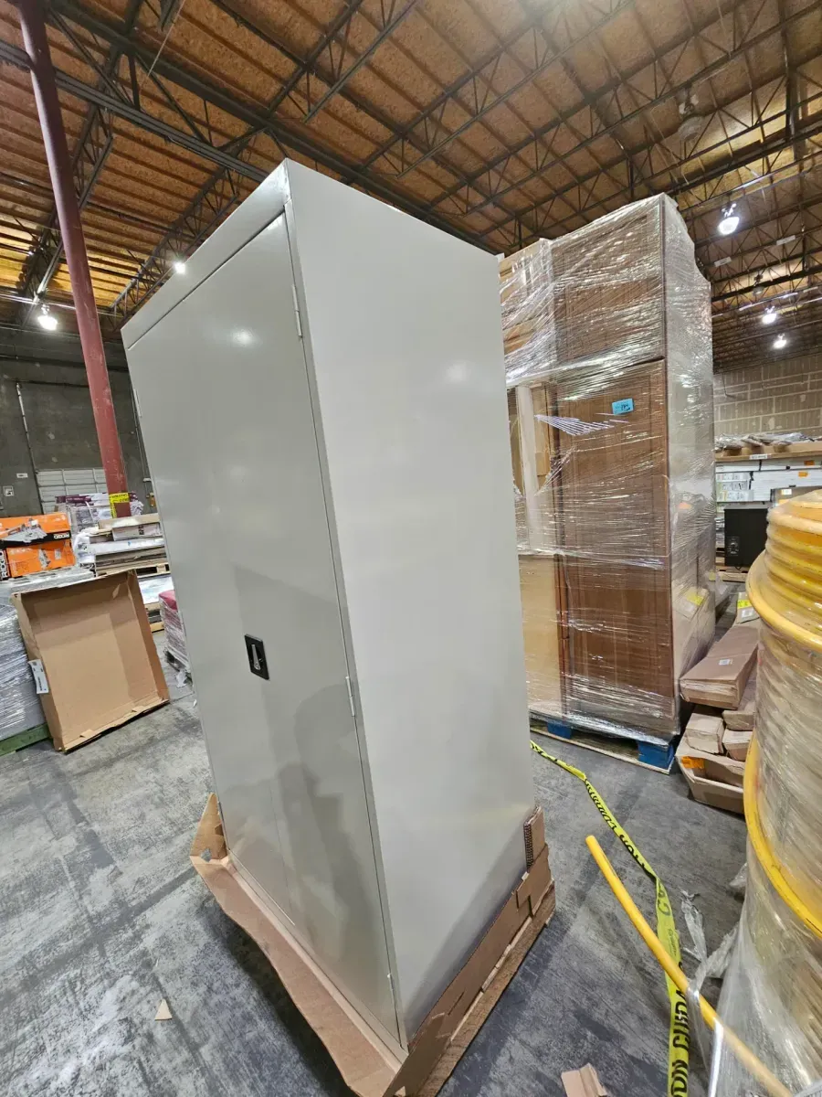 Sandusky  Elite Series 36 in. W x 72 in. H x 24 in. D 22-Gauge 5-Shelf Steel Freestanding Garage Storage Cabinet in Dove Gray (Sandusky Elite Series 36 in. W x 72 in. H x 24 in. D 22-Gauge 5-Shelf Steel Freestanding Garage Storage Cabinet in Dove Gray) - image 8