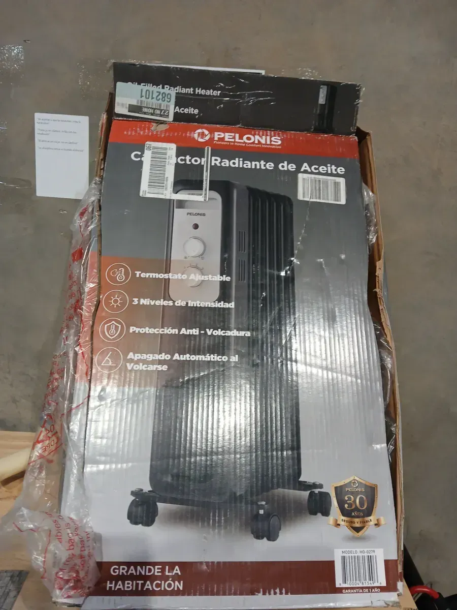 Pelonis 1,500-Watt Oil-Filled Radiant Electric Space Heater with Thermostat - image 2