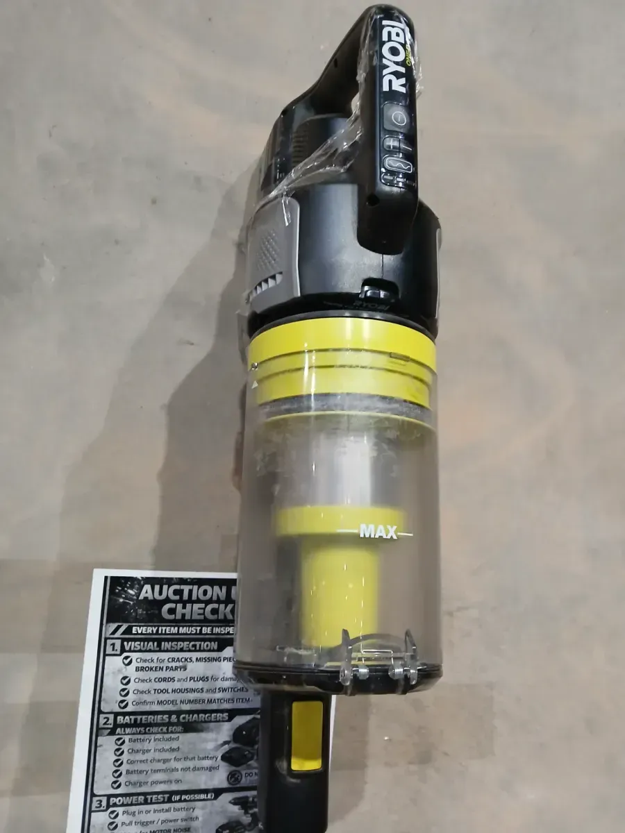 RYOBI ONE+ HP 18V Cordless Advanced WHISPER Series Stick Vacuum Kit with 4.0 Ah Battery and Charger - image 2