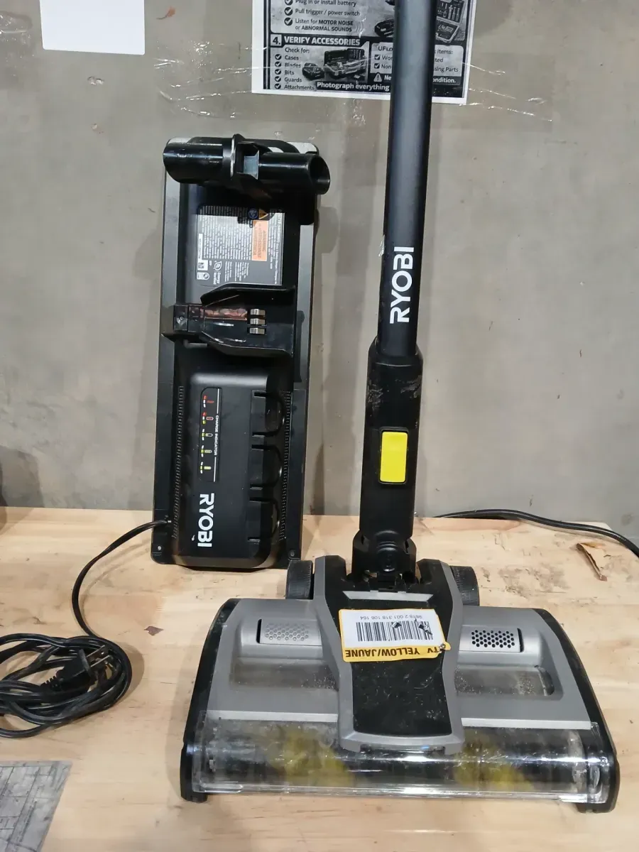 RYOBI ONE+ HP 18V Cordless Advanced WHISPER Series Stick Vacuum Kit with 4.0 Ah Battery and Charger - image 3