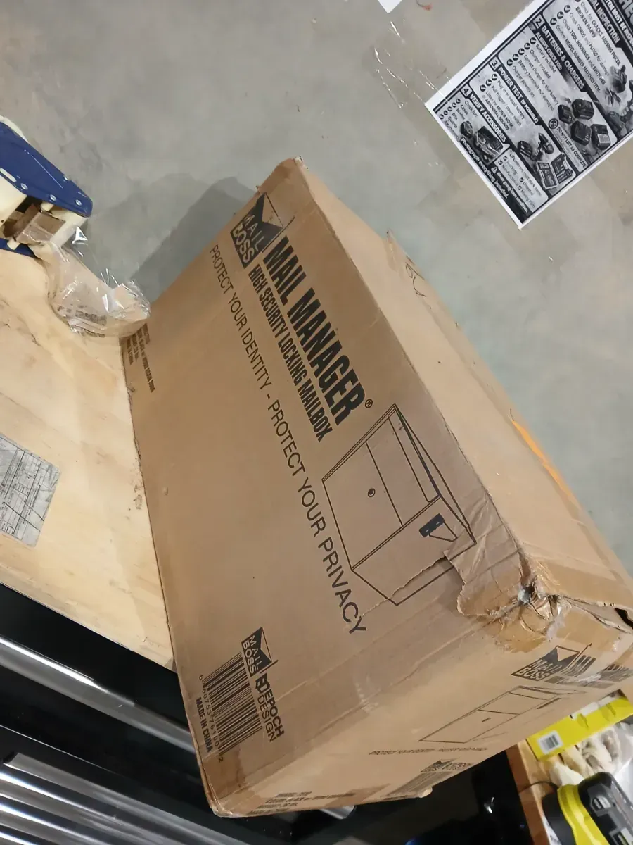 Mail Boss Mail Manager Locking Wood Grain Post Mount Mailbox with High Security Reinforced Patented Locking System - image 2