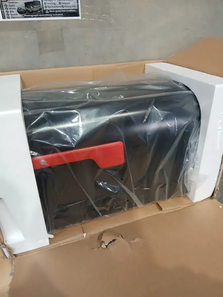 Architectural Mailboxes Oasis 360 Black, Large, Steel, Locking Parcel Mailbox with 2-Access Doors - image 3