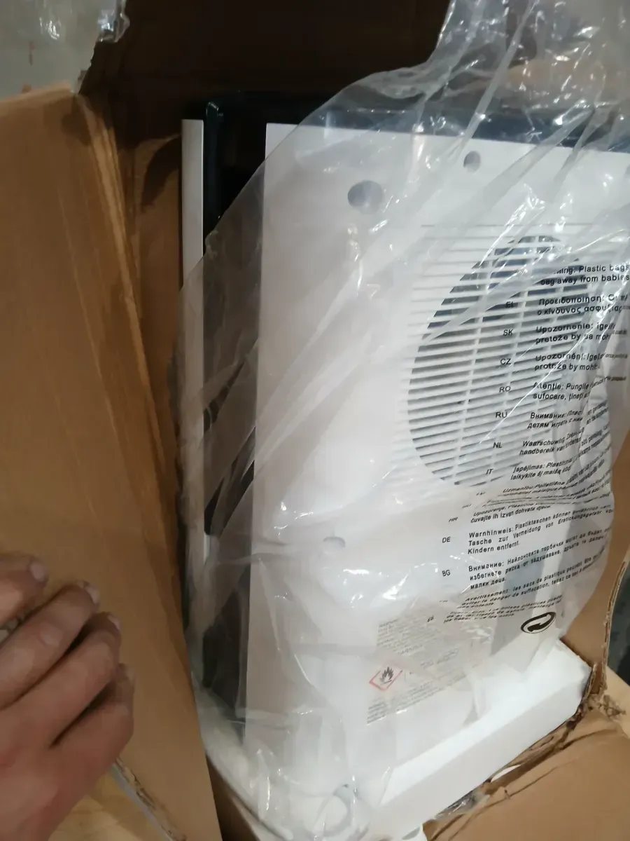 Edendirect 38 pt. 2000 sq. ft. Portable Dehumidifier in White with Auto Defrost, Anionic Air Mode, Variable Speeds, Low Noise - image 4