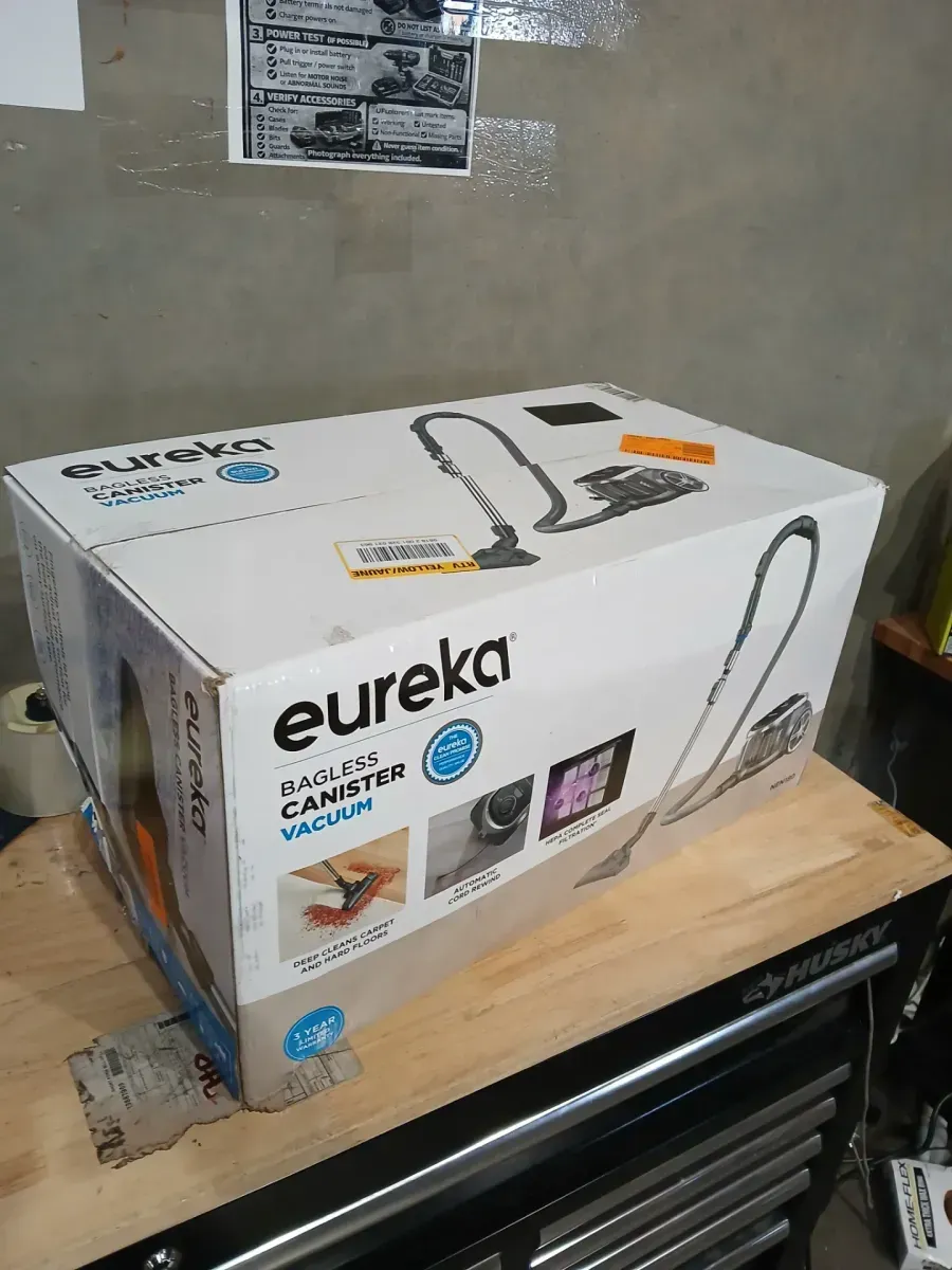 Eureka Bagless Corded HEPA Filtration for Carpet, Hardwood, Tile, Upholstery in Silver Canister Vacuum - image 2