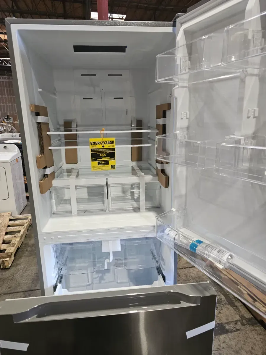 Vissani 30 in. 18.7 cu. ft. Bottom Freezer Refrigerator in Fingerprint Resistant Stainless Steel, Garage Ready - image 3