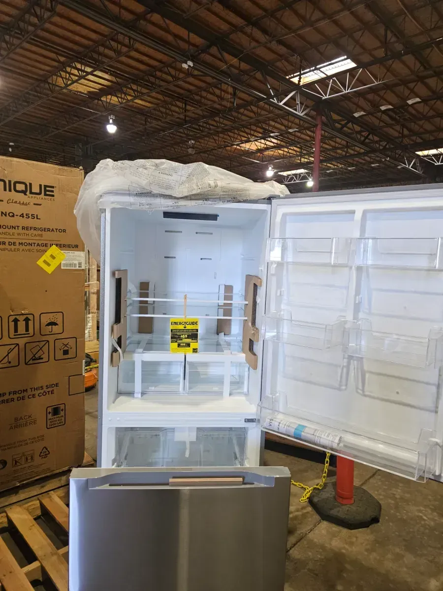 Vissani 30 in. 18.7 cu. ft. Bottom Freezer Refrigerator in Fingerprint Resistant Stainless Steel, Garage Ready - image 2