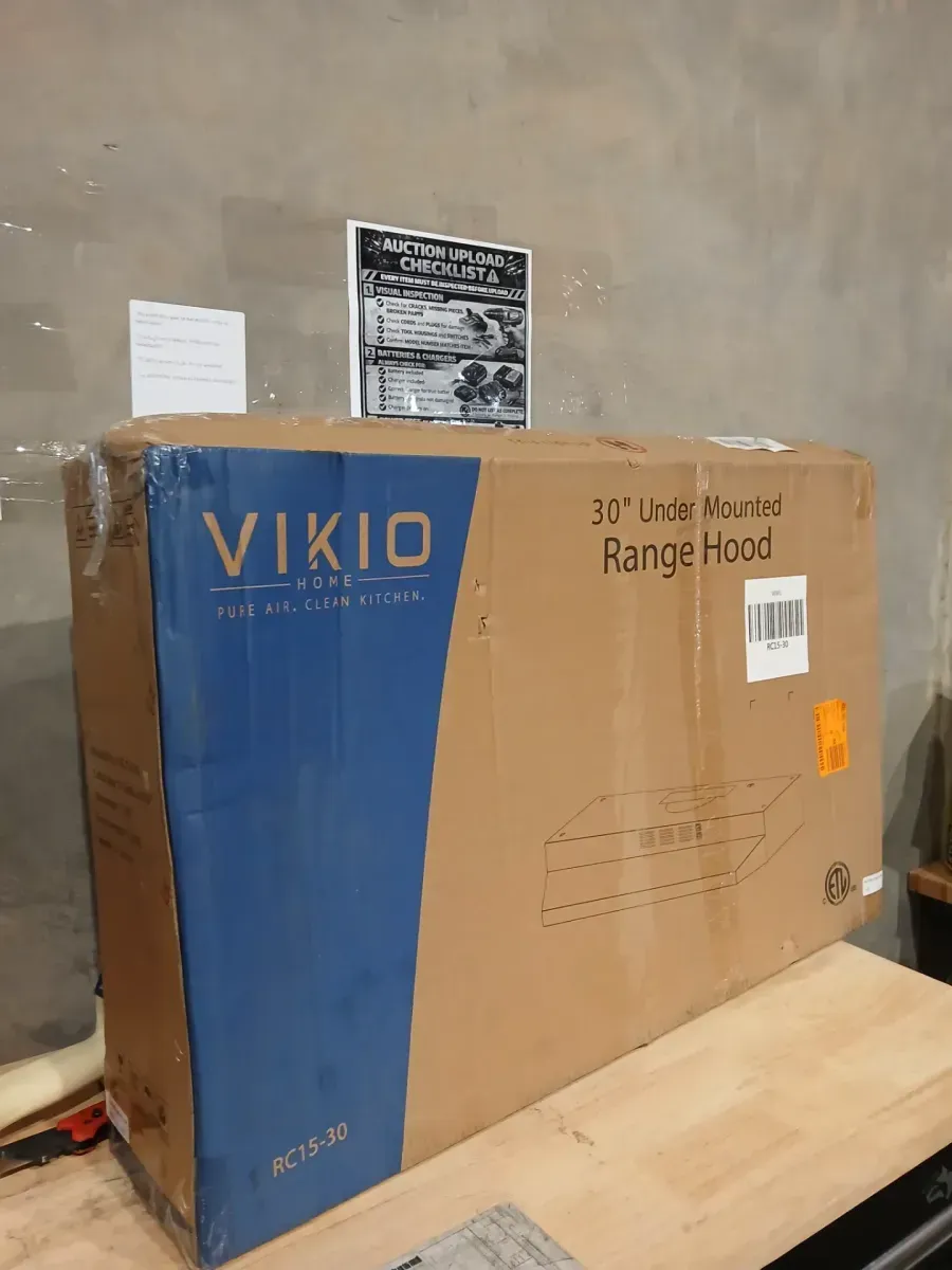 VIKIO 30 in. 300 CFM Ductless Convertible Under Cabinet Range Hood in Stainless Steel with LED Light,Filter and 2-Way Venting - image 2