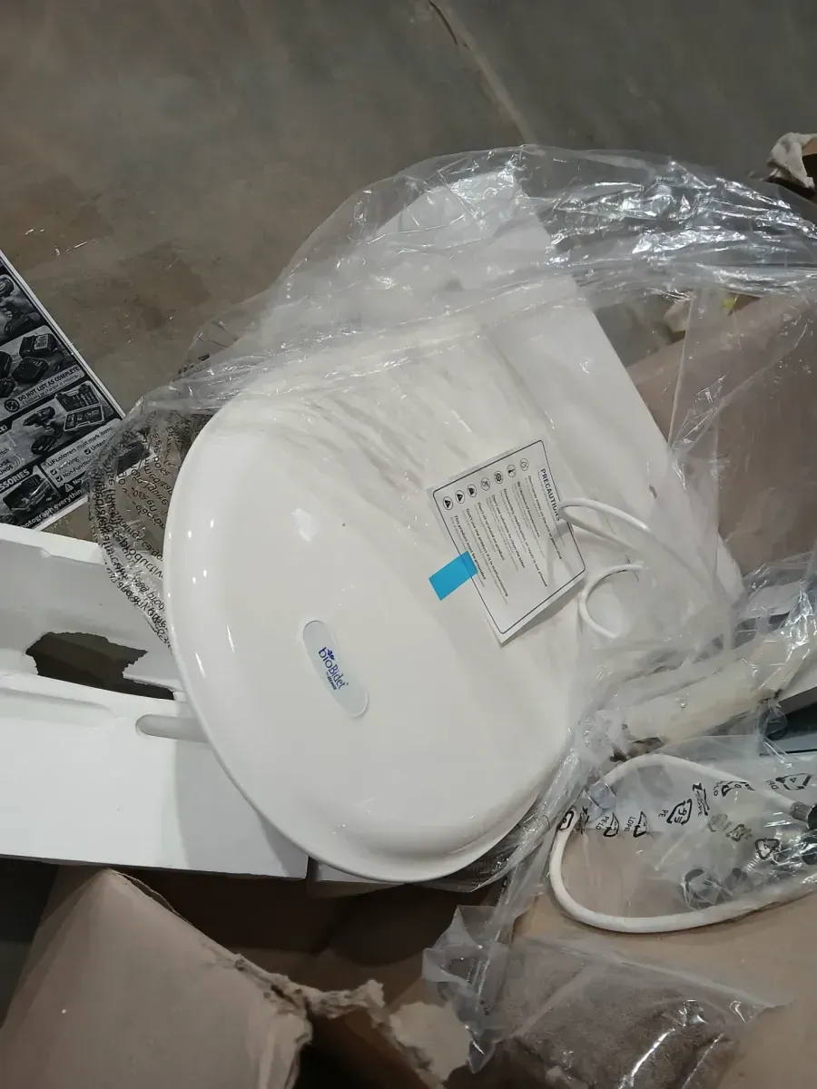 BIO BIDET BB-1000 Supreme Electric Bidet Seat for Elongated Toilets in White with Drylette Towels - image 4