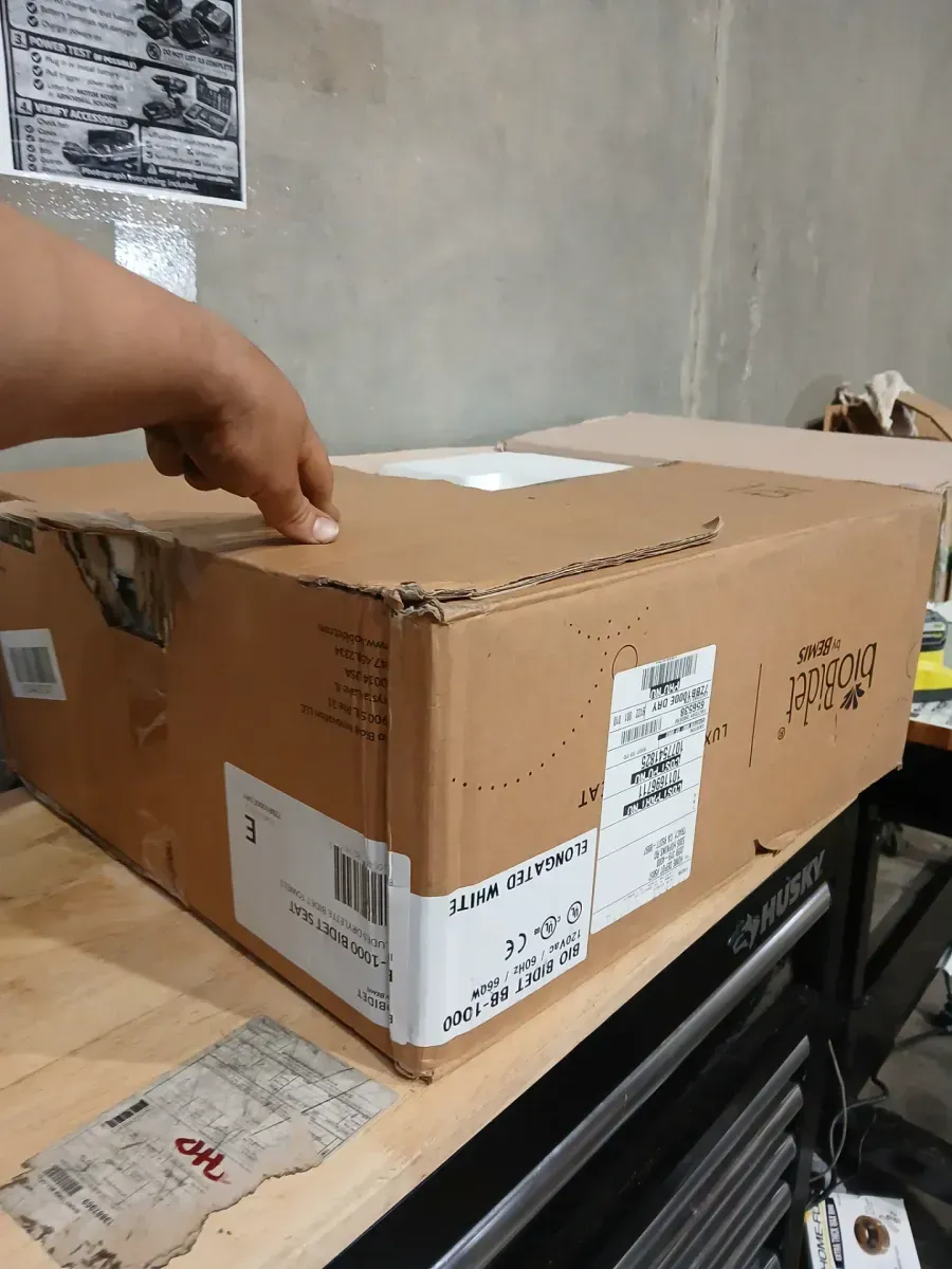 BIO BIDET BB-1000 Supreme Electric Bidet Seat for Elongated Toilets in White with Drylette Towels - image 2