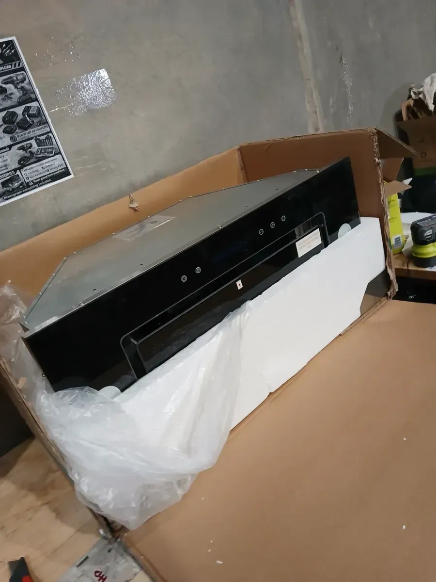 INATECK 30 in. 900 CFM Convertible Insert Range Hood with 4-Speed Control, Lights in Stainless Steel with Black Tempered Glass - image 3