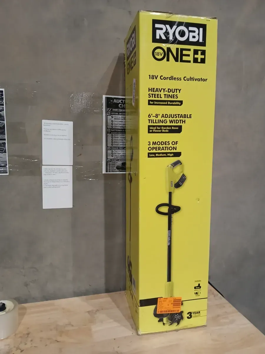 RYOBI ONE+ 18V 8 in. Cordless Cultivator with 4.0 Ah Battery and Charger - image 2