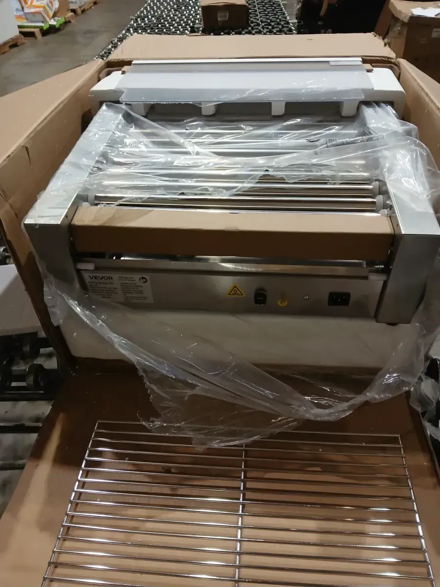 VEVOR Hot Dog Roller 11 Rollers 30 Hot Dogs Capacity Stainless Sausage Grill Cooker Machine, ETL Certified - image 3