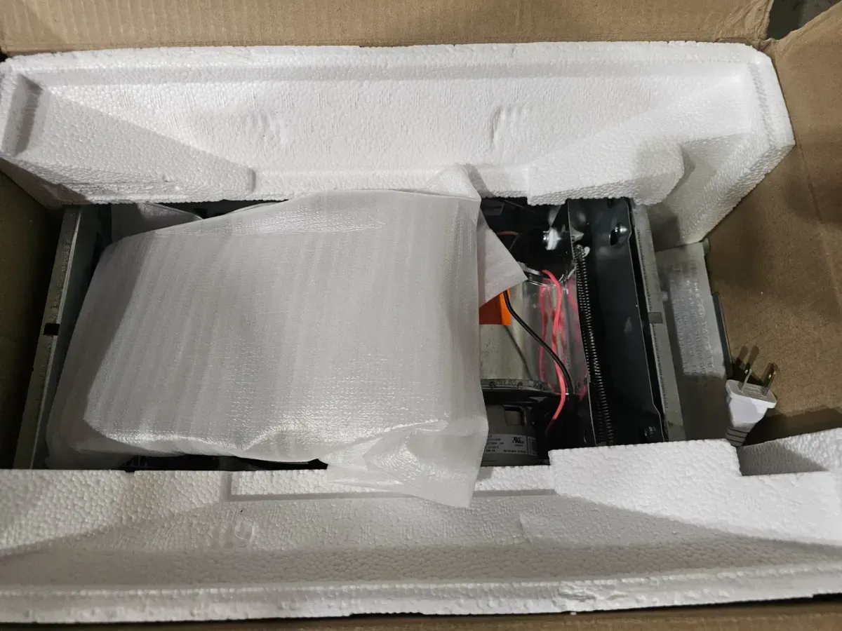 Broan-NuTone 80 CFM Ceiling Bathroom Exhaust Fan with Light and 1300-Watt Heater - image 2