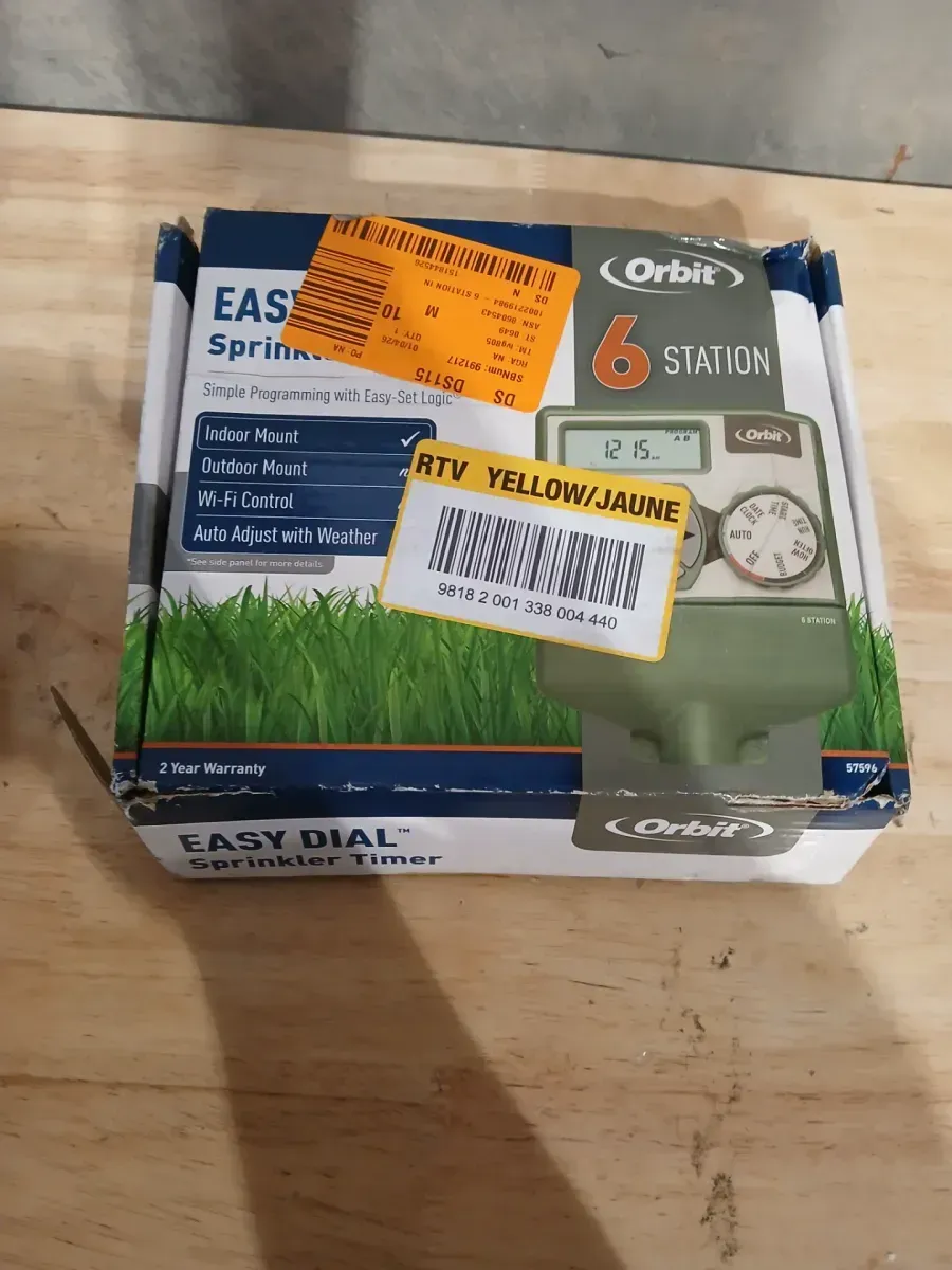 Orbit 6-Station Indoor Easy Dial Timer - image 1