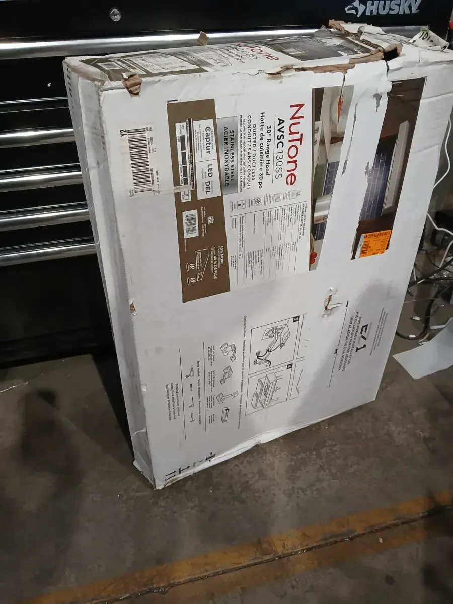 Broan-NuTone Mantra AVSC1 Series 30 in. 375 CFM Max Blower Convertible Under Cabinet Range Hood in Stainless Steel with Light - image 2