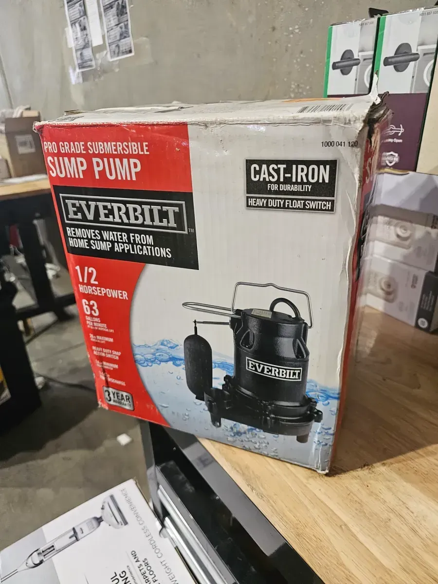 Everbilt sump pump 1/2HP - image 3