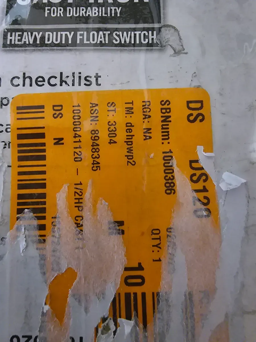 Everbilt sump pump 1/2HP - image 4