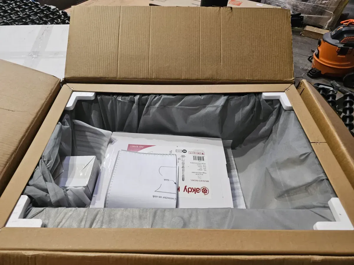 Golden Vantage Handmade Drop-in Stainless Steel 33 in. x 22 in. x 9 in. 1-Hole Single Bowl Kitchen Sink in Brushed Finish - image 2