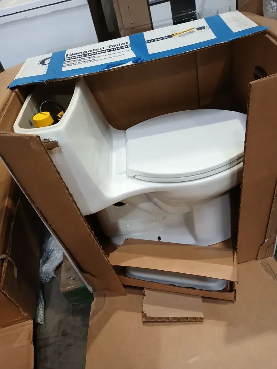 KOHLER Santa Rosa 12 in. Rough In 1-Piece 1.28 GFP Single Flush Elongated Chair Height Toilet in White with Soft Close Seat - image 4