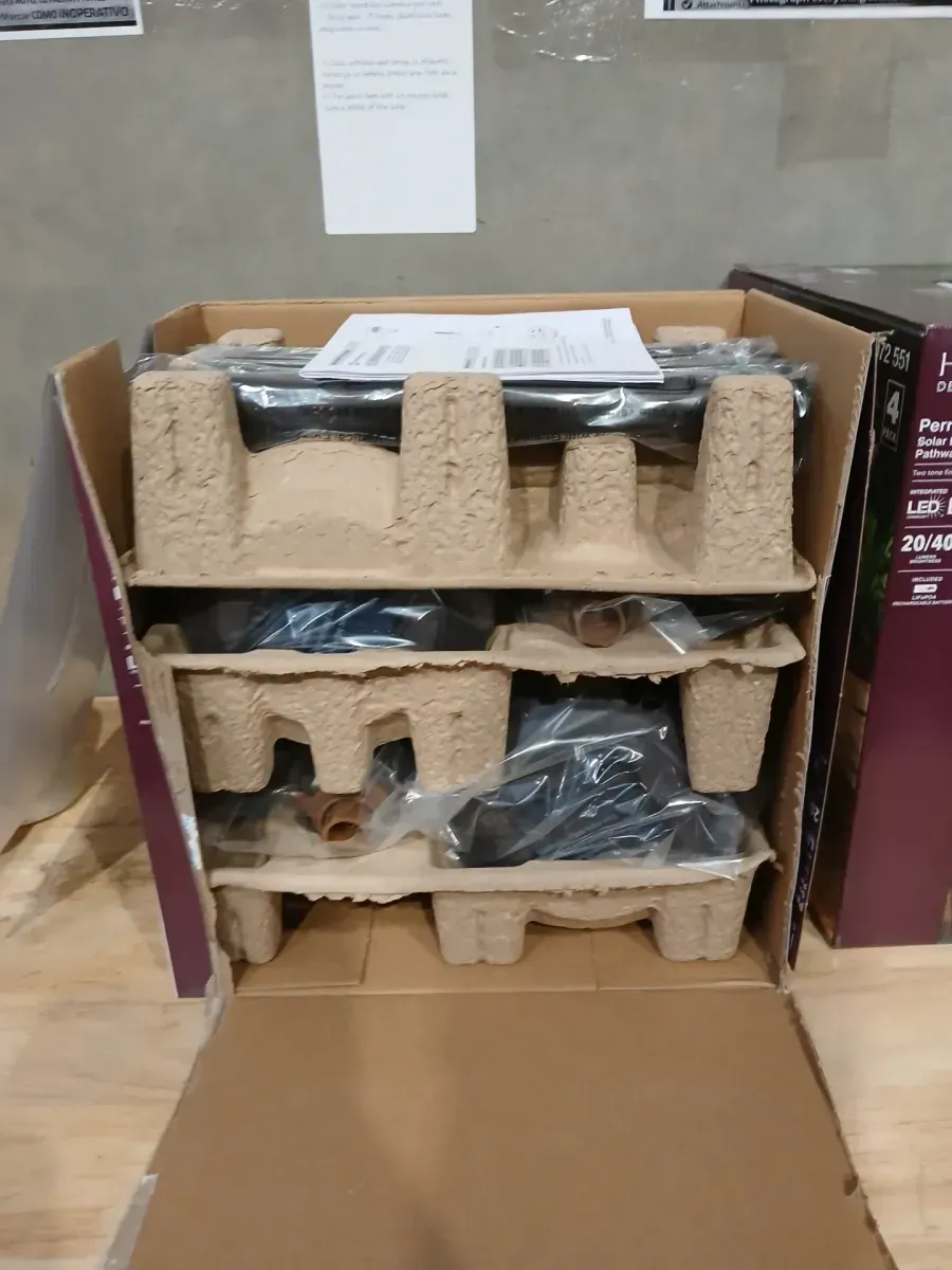 Home Decorators Collection Perry 20-40 Lumen Bronze 2-Tone Finish LED Outdoor Solar Path Light with Glass Lens, Dual White and High-Low (4-Pack) - image 5