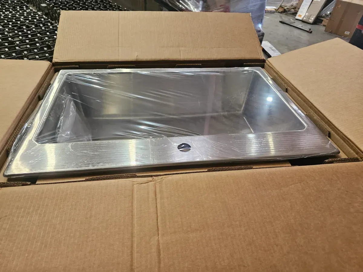 KOHLER Cursiva Stainless Steel 33 in. Single Bowl Drop-in Kitchen Sink - image 2