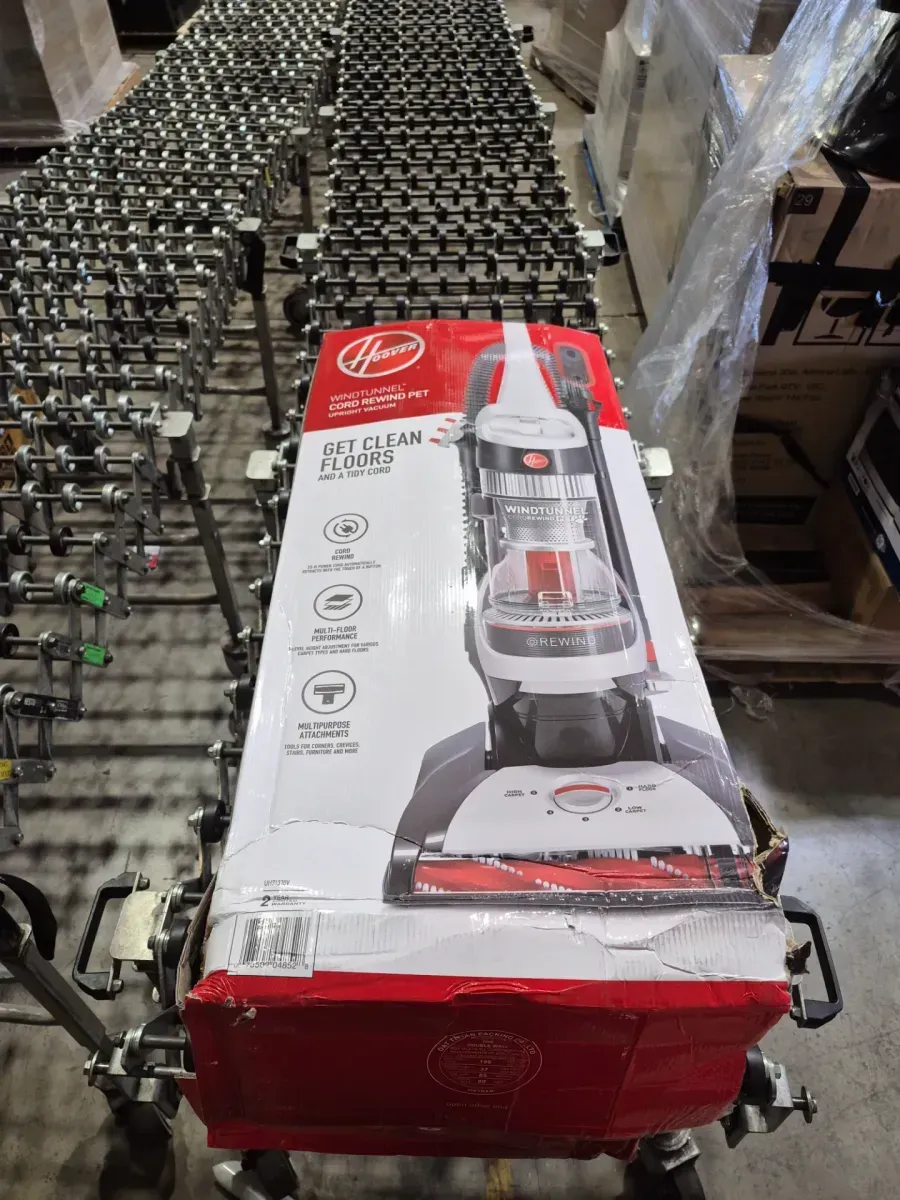 HOOVER WindTunnel Cord Rewind Pet, Bagless, Corded, Washable Filter, Upright Vacuum Cleaner with 32oz Pet Carpet Powder - image 4