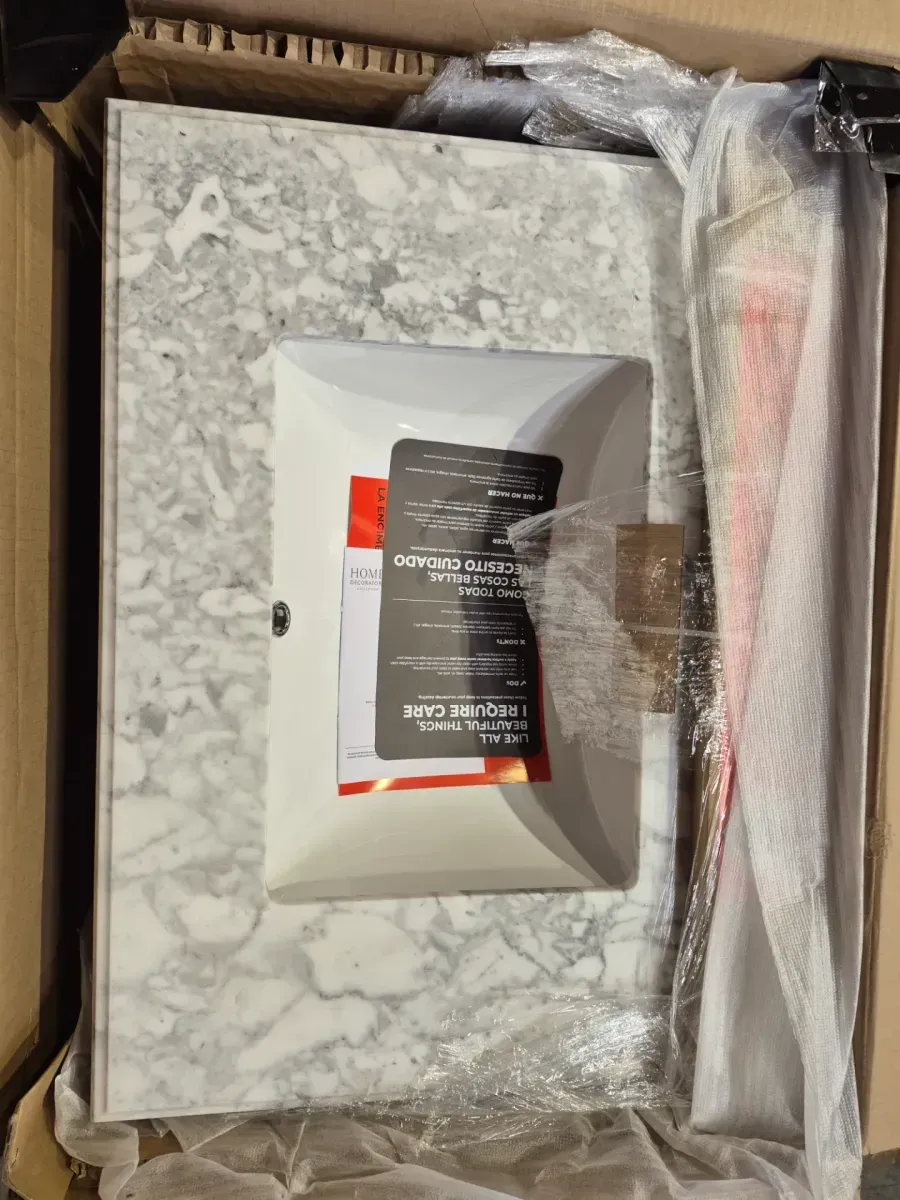 Home Decorators Collection Sonoma 30 in. Single Sink Almond Latte Bath Vanity with Carrara Marble Top (Assembled) - image 3