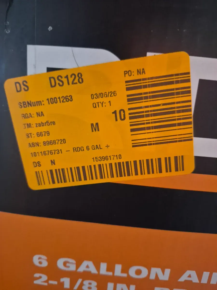 RIDGID 6 Gal. 150 PSI Portable Electric Oil-Free Jobsite Pancake Air Compressor with 25 ft. Air Hose and 18GA Brad Nailer - image 5