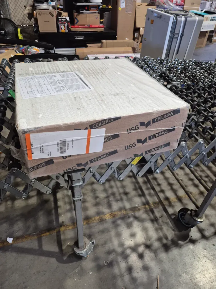 USG Ceilings 2 ft. x 2 ft. Luna White Shadowline Tapered Edge Lay-In Ceiling Tile, case of 12 (48 sq. ft.) - image 2