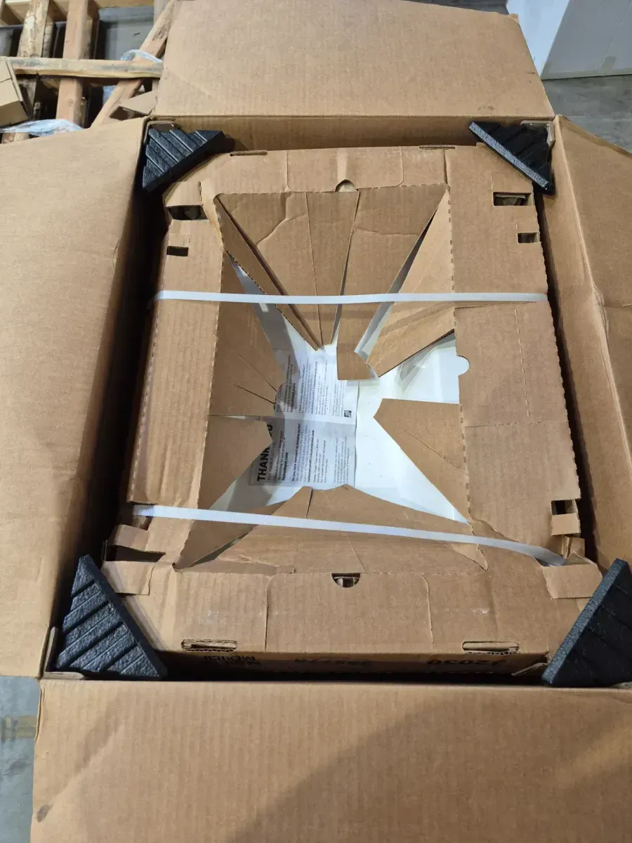 Glacier Bay Delridge 25 in. Single Sink Pearl Gray Bath Vanity with White Cultured Marble Top (Assembled) - image 2