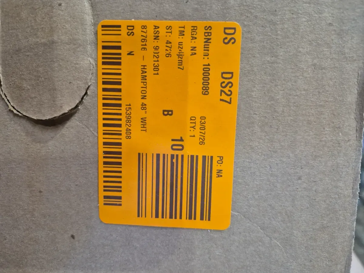 Glacier Bay Hampton 48 in. W x 21 in. D x 33.5 in. H Bath Vanity Cabinet without Top in White - image 5