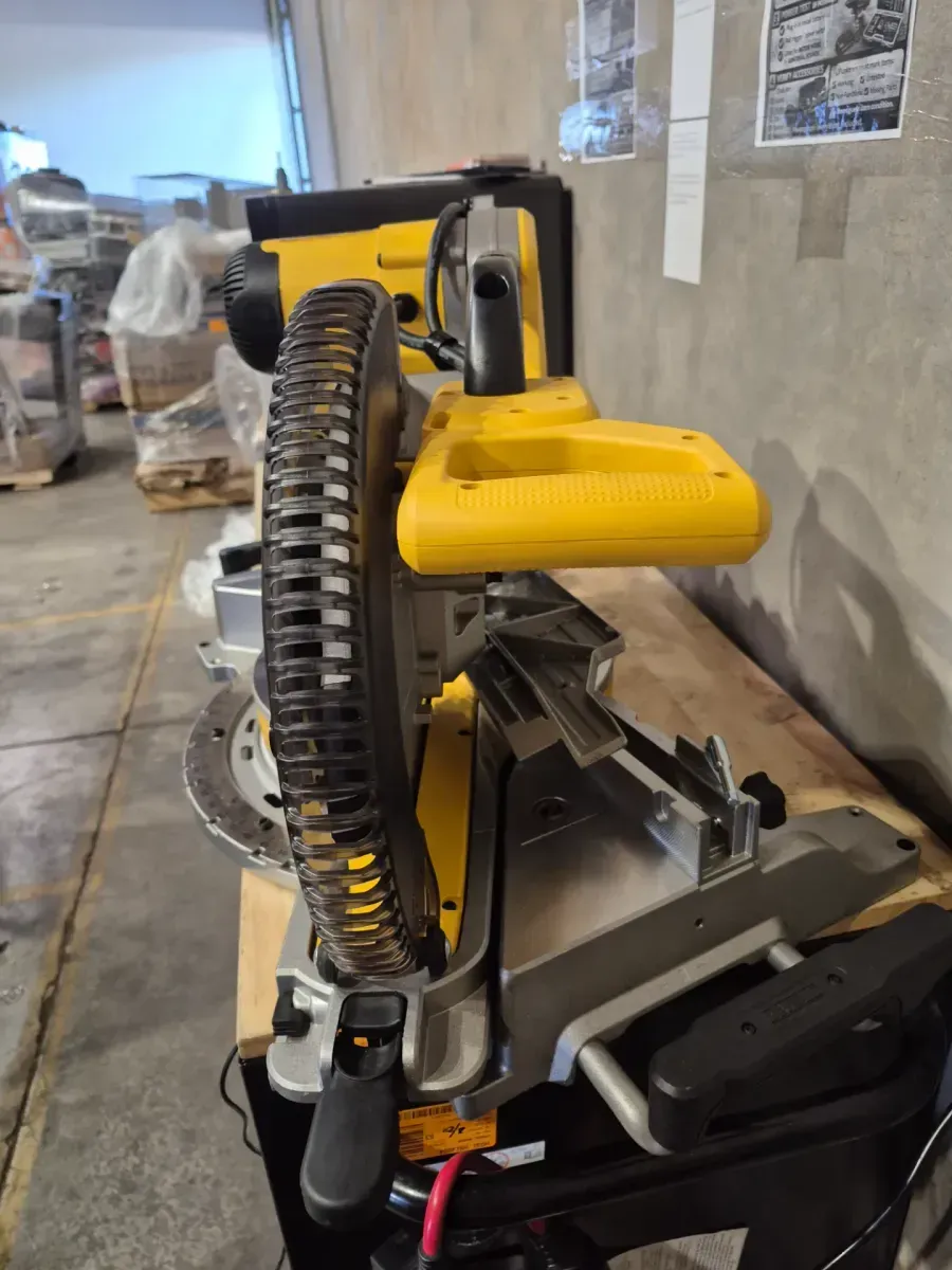 DEWALT 15 Amp Corded 12 in. Double Bevel Sliding Compound Miter Saw with XPS technology, Blade Wrench and Material Clamp - image 3