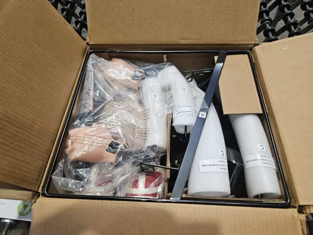 3.5 ft animated LED scarred chucky  - image 1