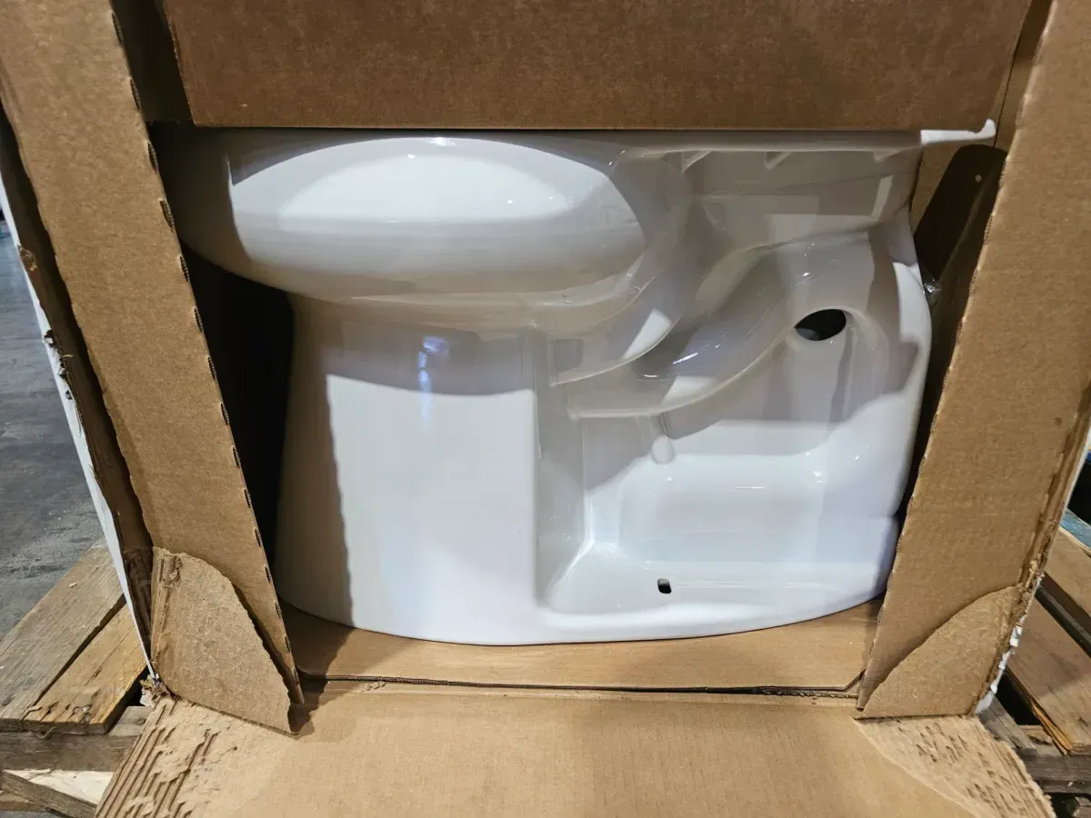 KOHLER Highline Arc Extra Tall 12 in. Rough In 2-Piece 1.28 GFP Single Flush Elongated Toilet in White with Soft Close Seat - image 3