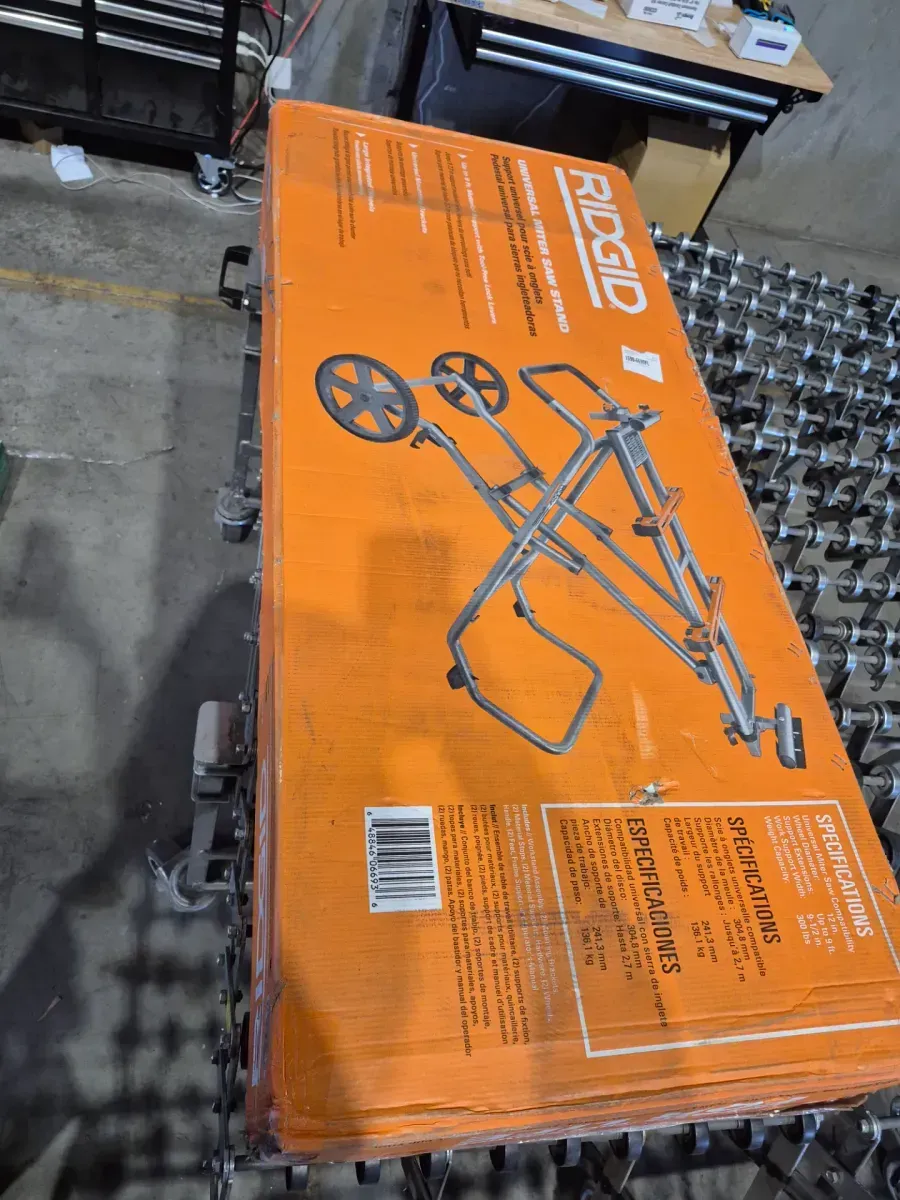 RIDGID Foldable Mobile Miter Saw Stand with Mounting Braces - image 2