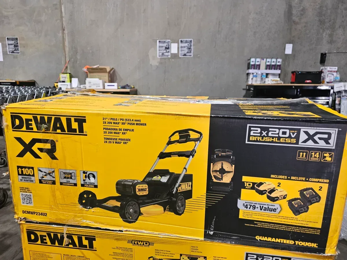 DeWalt 2x20V MAX XR 21-Inch Cordless Brushless Push Mower Kit (DCMWP234U2) - image 1
