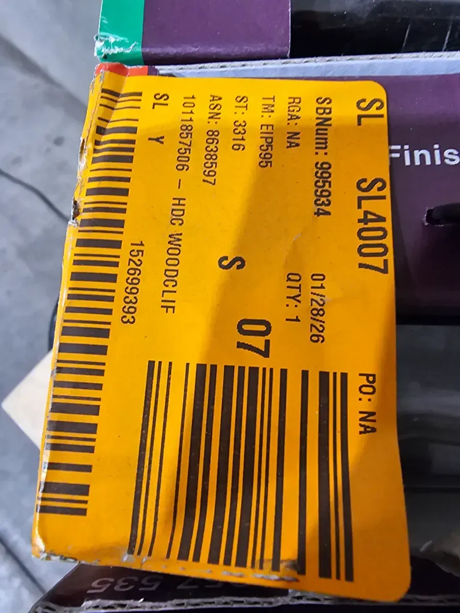 Home Decorators Collection Woodcliff Matte Black Hall/Closet Passage Door Handle 6-pack  - image 4